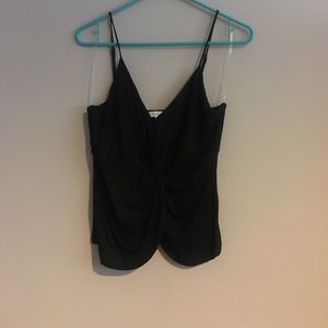 Black Twist Front Tank